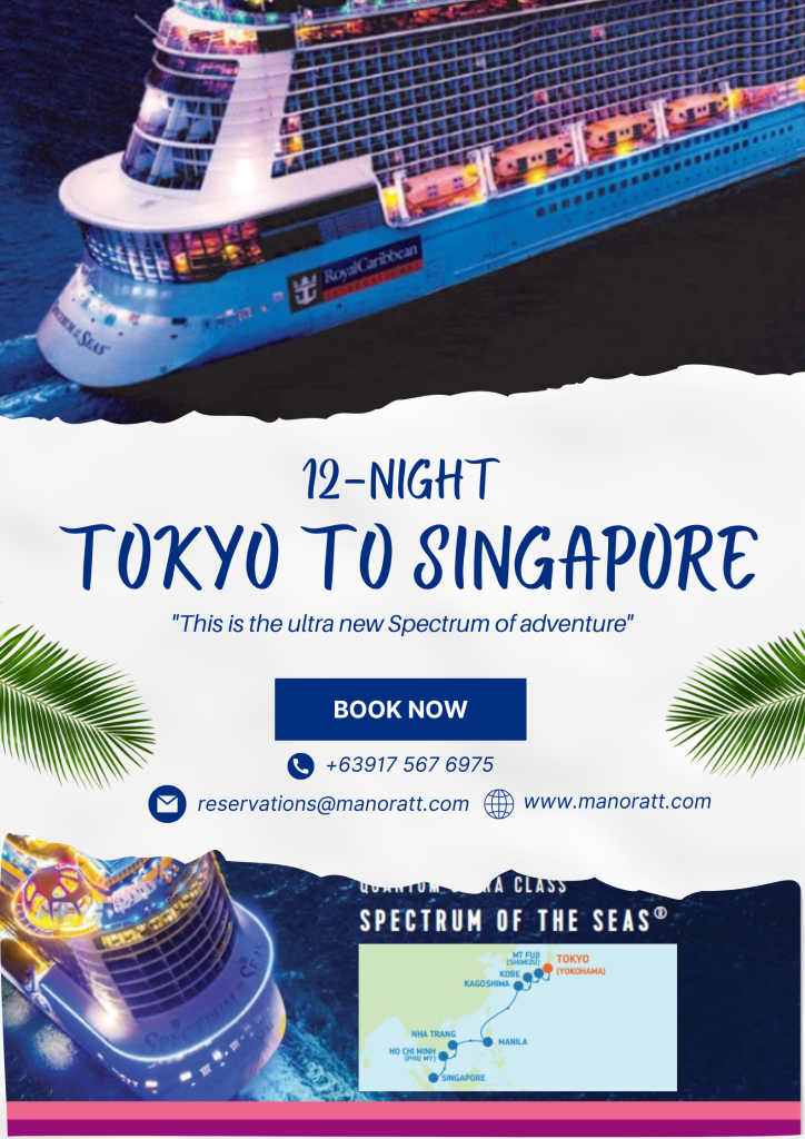 12-NIGHT TOKYO TO SINGAPORE