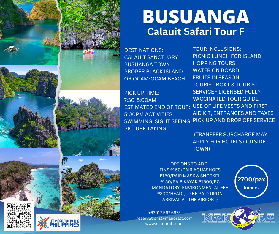 BUSUANGA CALAUIT SAFARI TOUR F