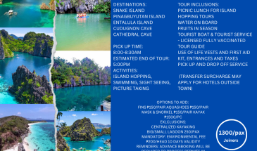 EL NIDO ISLAND HOPPING TOUR B