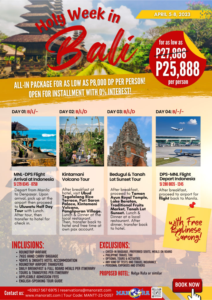 HOLY WEEK IN BALI