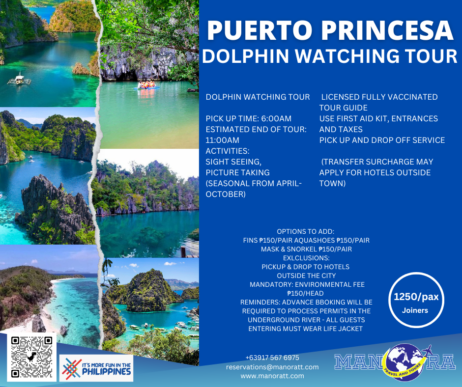 PUERTO PRINCESA DOLPHIN WATCHING TOUR